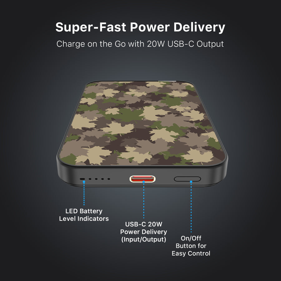 MyBat Design Lab 5000mAh Magnetic Wireless Power Bank - Black - Leaf Camo - MPBBAT131-BK-445-7.jpg