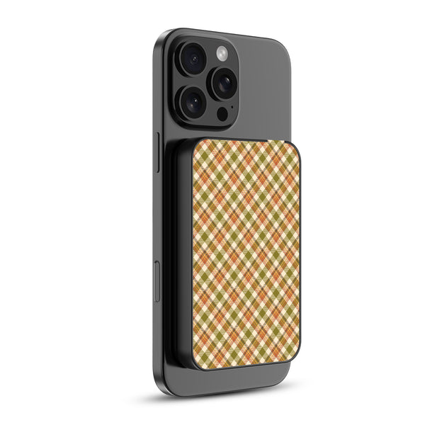 MyBat Design Lab 5000mAh Magnetic Wireless Power Bank - Black - Autumn Tartan - MPBBAT131-BK-446-2.jpg