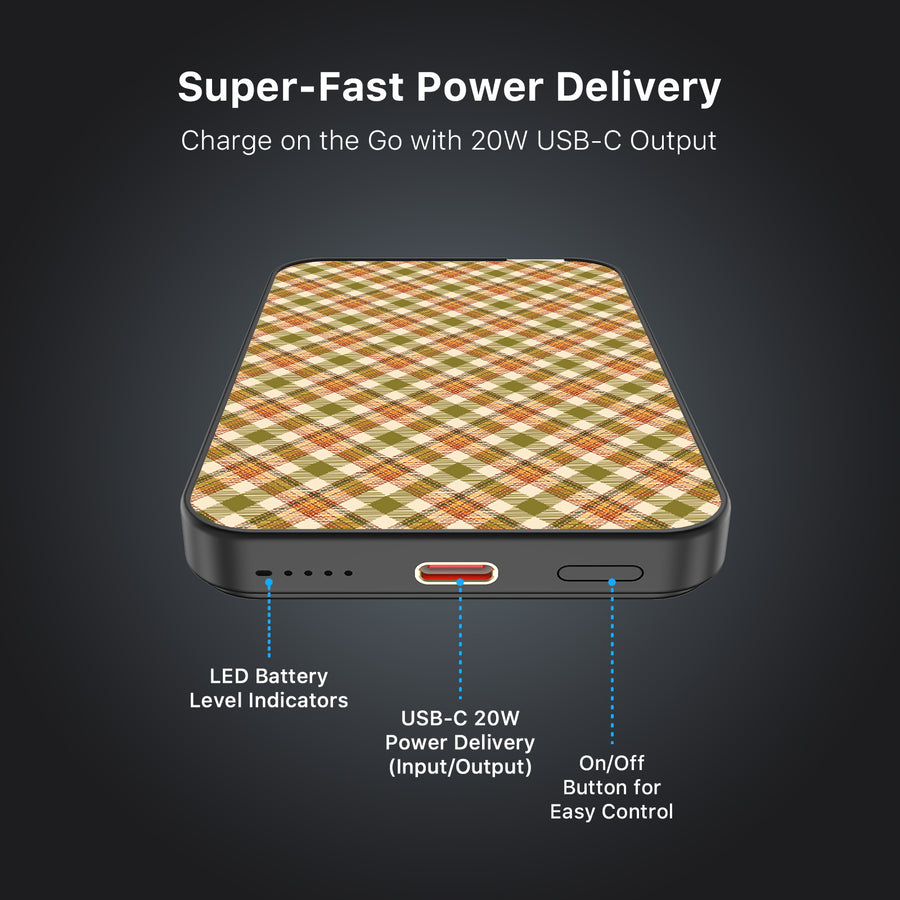 MyBat Design Lab 5000mAh Magnetic Wireless Power Bank - Black - Autumn Tartan - MPBBAT131-BK-446-7.jpg