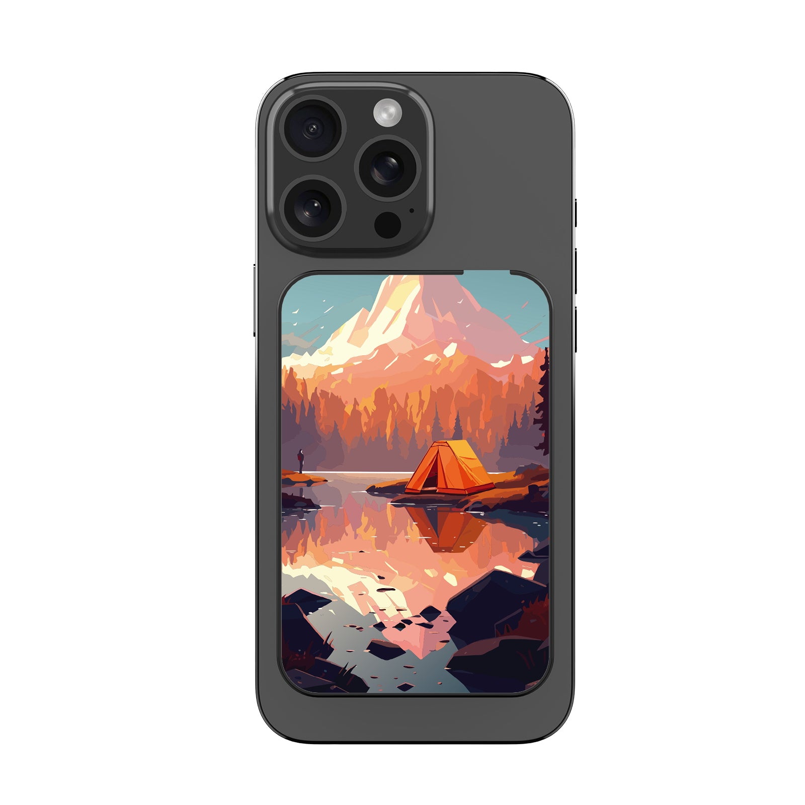 MyBat Design Lab 5000mAh Magnetic Wireless Power Bank - Black - Lakeside Sunrise - MPBBAT131-BK-451-3.jpg