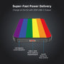 MyBat Design Lab 5000mAh Magnetic Wireless Power Bank - Black - Rainbow Stripes - MPBBAT131-BK-459-7.jpg