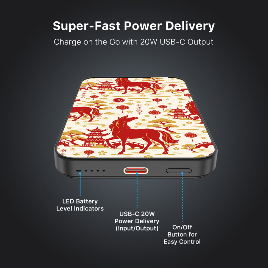 MyBat Design Lab 5000mAh Magnetic Wireless Power Bank - Black - Year of the Horse - MPBBAT131-BK-461-7.jpg