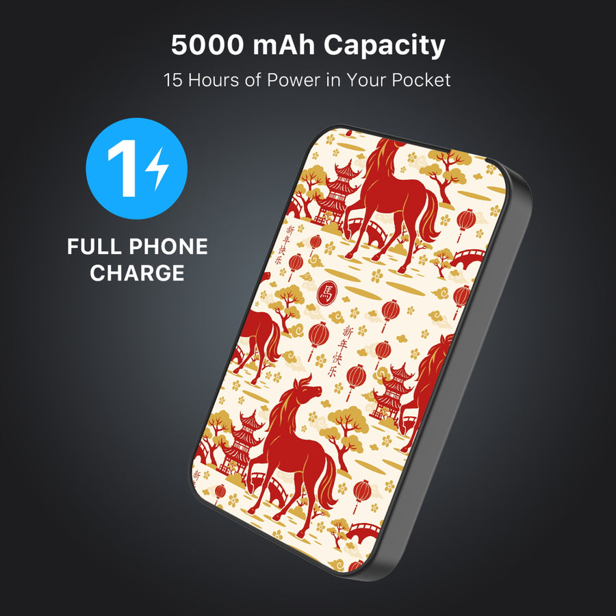 MyBat Design Lab 5000mAh Magnetic Wireless Power Bank - Black - Year of the Horse - MPBBAT131-BK-461-8.jpg