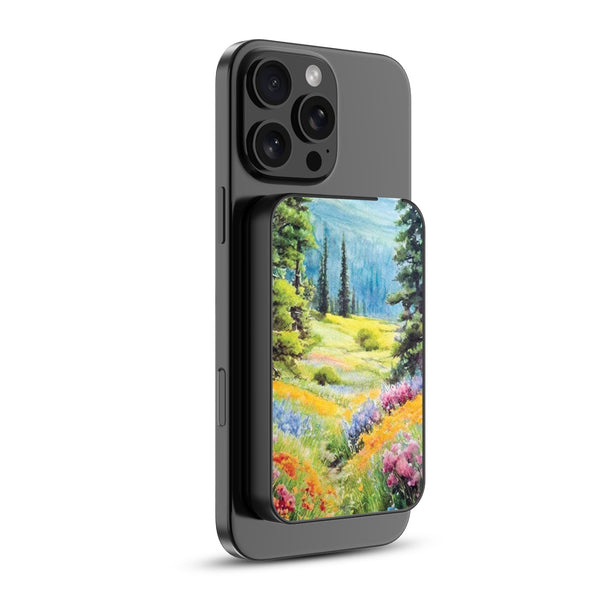 MyBat Design Lab 5000mAh Magnetic Wireless Power Bank - Black - Nature's Canvas - MPBBAT131-BK-468-2.jpg