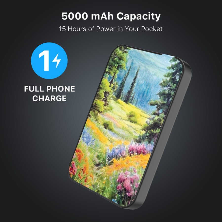 MyBat Design Lab 5000mAh Magnetic Wireless Power Bank - Black - Nature's Canvas - MPBBAT131-BK-468-8.jpg