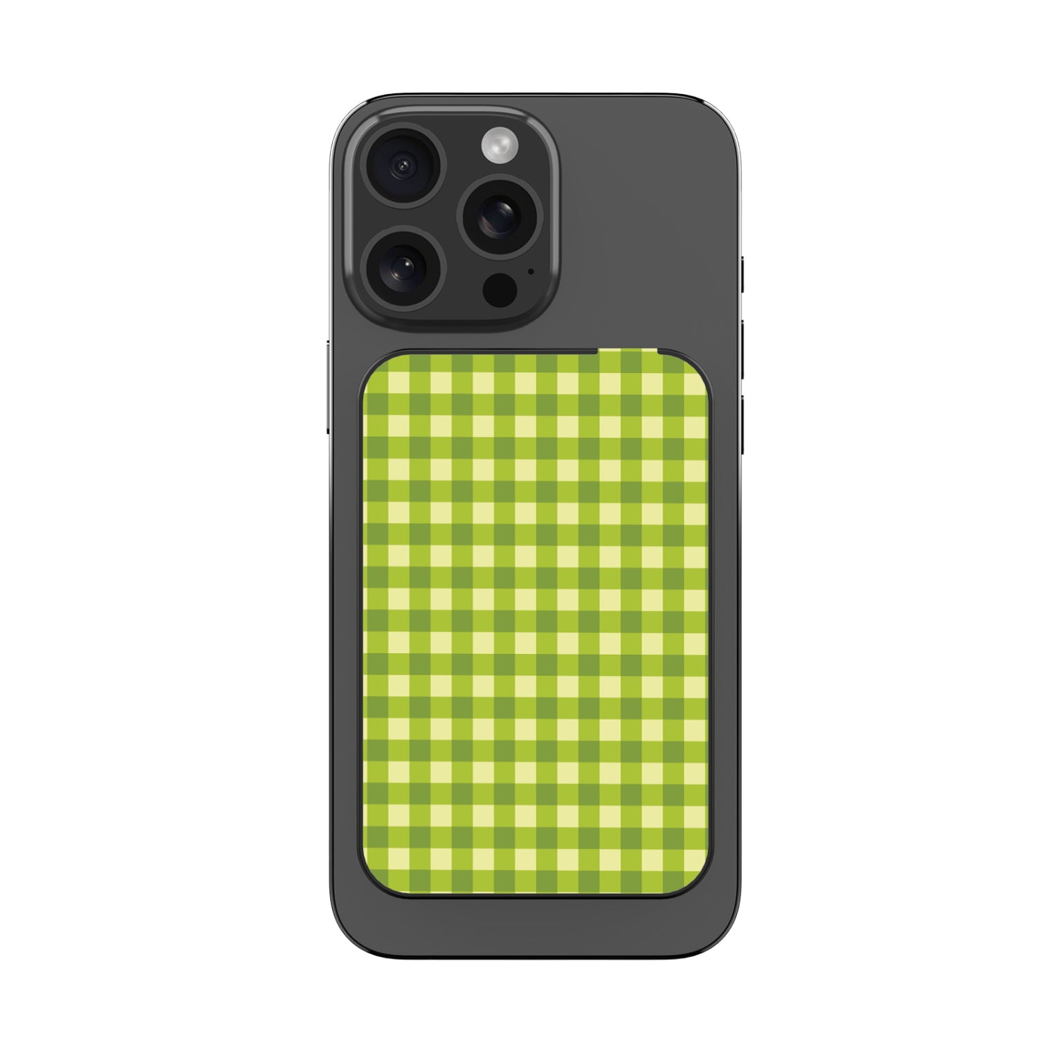 MyBat Design Lab 5000mAh Magnetic Wireless Power Bank - Black - Green Gingham - MPBBAT131-BK-476-3.jpg