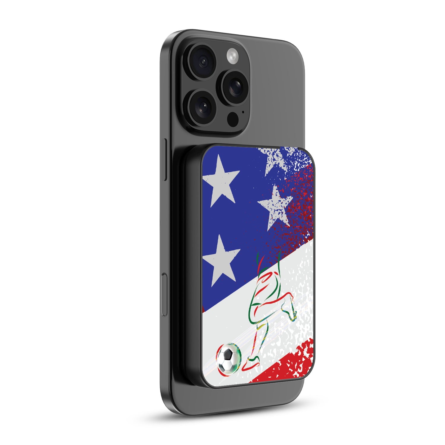 MyBat Design Lab 5000mAh Magnetic Wireless Power Bank - Black – USA Soccer - MPBBAT131-BK-505-2.jpg