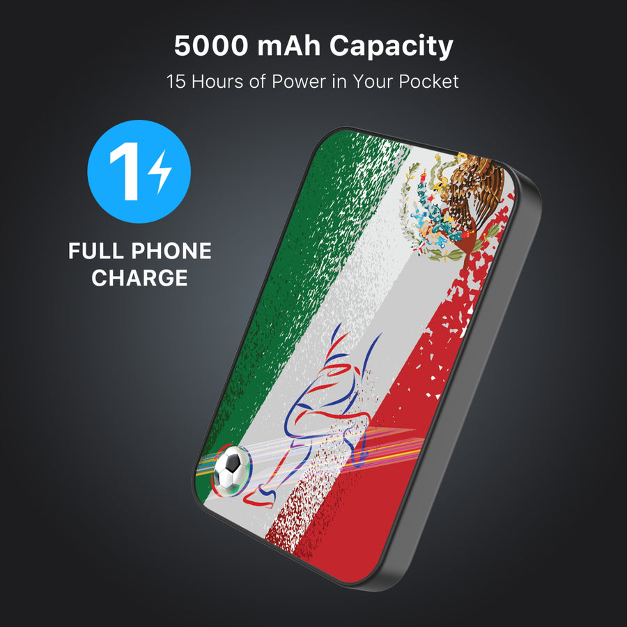 MyBat Design Lab 5000mAh Magnetic Wireless Power Bank - Black – Mexico Soccer - MPBBAT131-BK-507-8.jpg