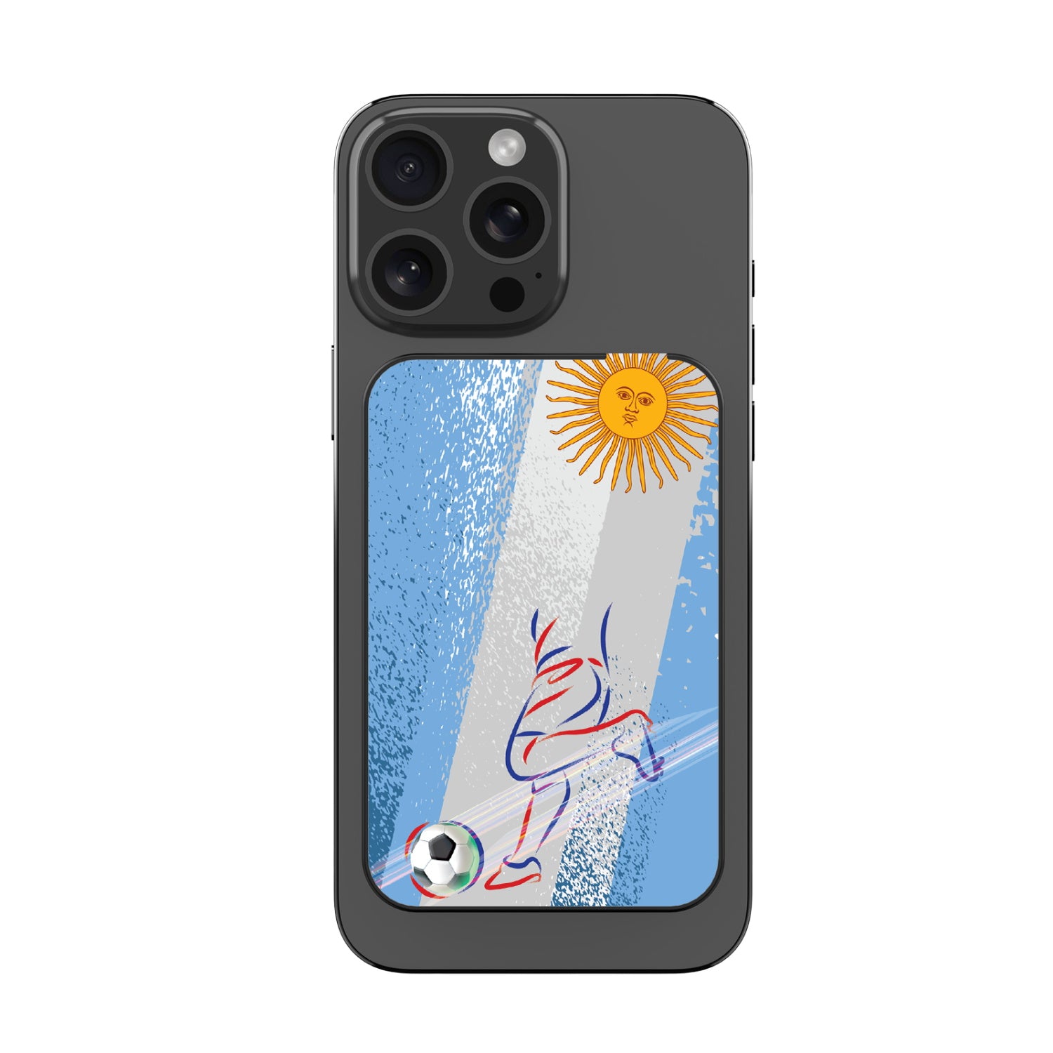 MyBat Design Lab 5000mAh Magnetic Wireless Power Bank - Black – Argentina Soccer - MPBBAT131-BK-508-3.jpg