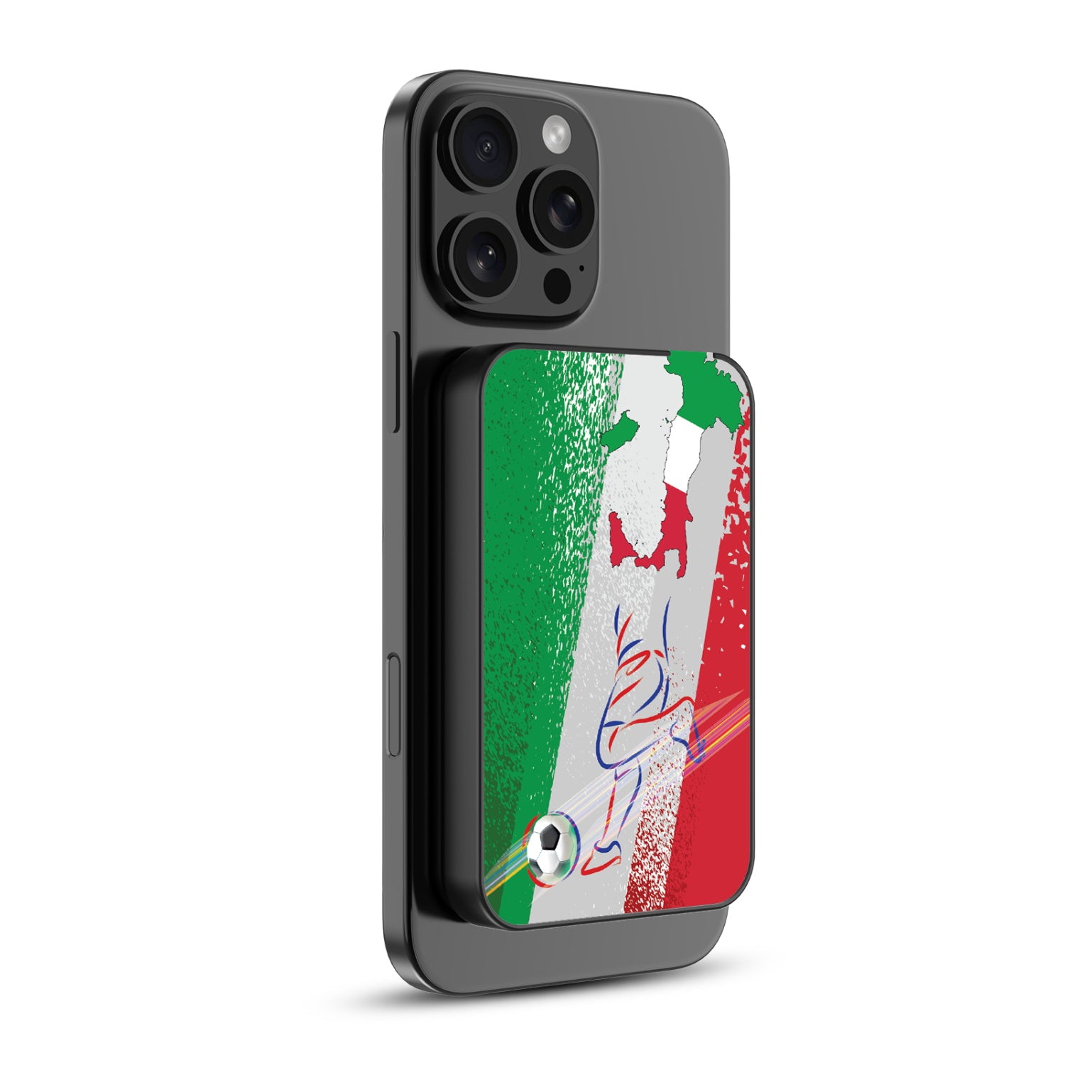 MyBat Design Lab 5000mAh Magnetic Wireless Power Bank - Black – Italy Soccer - MPBBAT131-BK-513-2.jpg