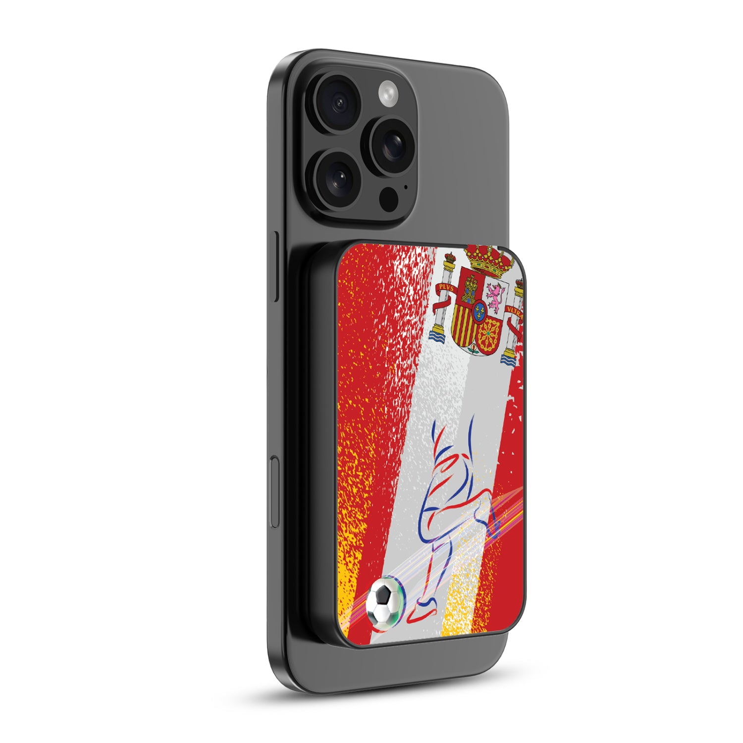 MyBat Design Lab 5000mAh Magnetic Wireless Power Bank - Black – Spain Soccer - MPBBAT131-BK-515-2.jpg