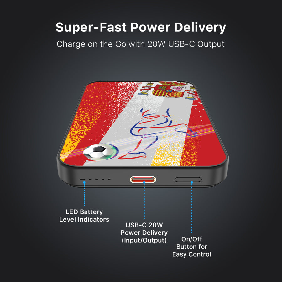 MyBat Design Lab 5000mAh Magnetic Wireless Power Bank - Black – Spain Soccer - MPBBAT131-BK-515-7.jpg