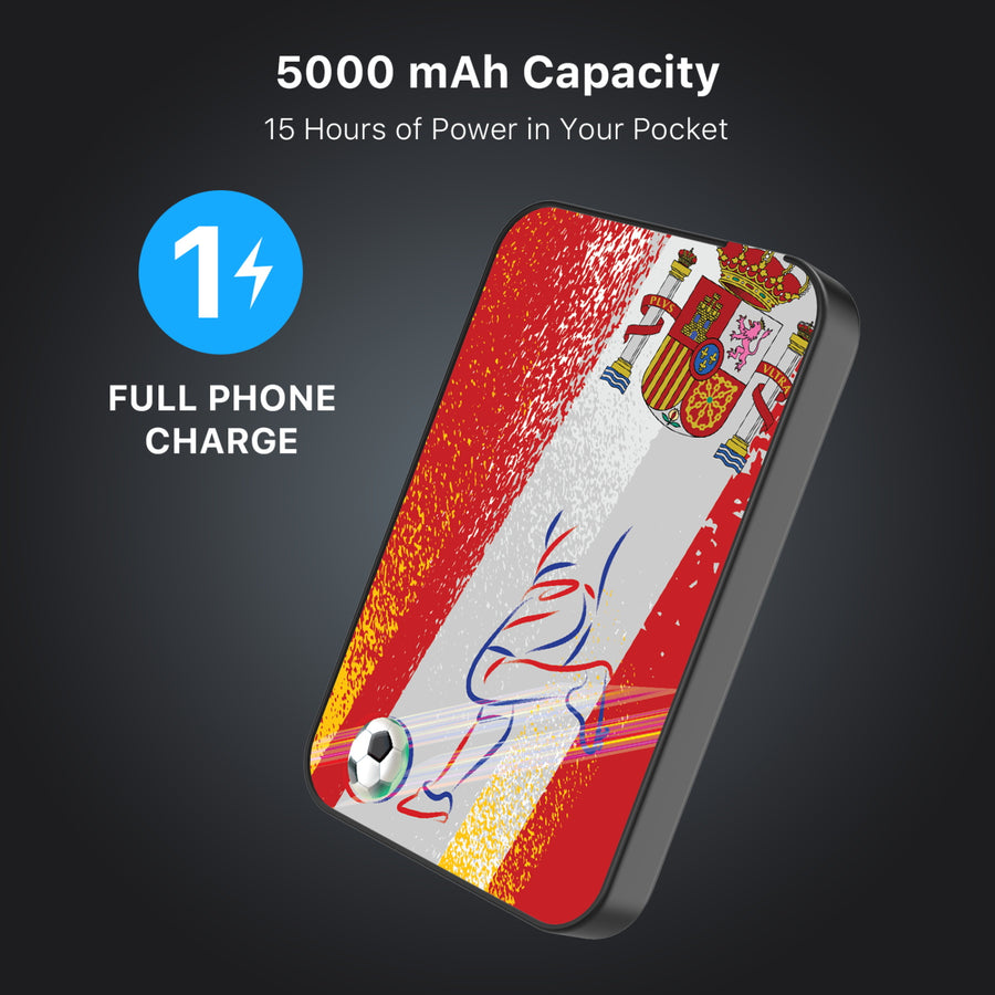 MyBat Design Lab 5000mAh Magnetic Wireless Power Bank - Black – Spain Soccer - MPBBAT131-BK-515-8.jpg