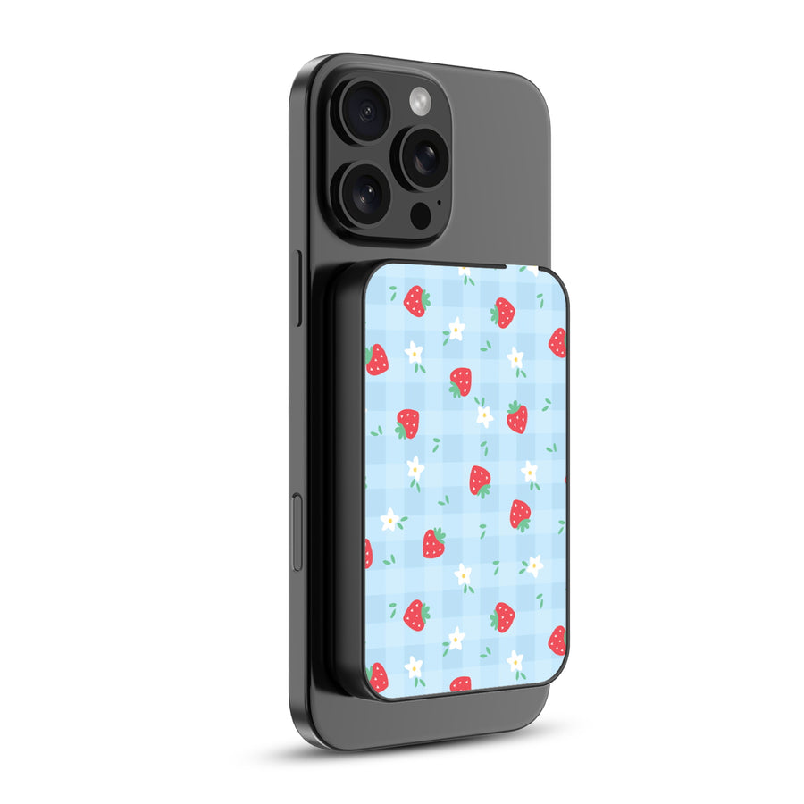 MyBat Design Lab 5000mAh Magnetic Wireless Power Bank - Black – Sweet Strawberry - MPBBAT131-BK-525-1.JPG