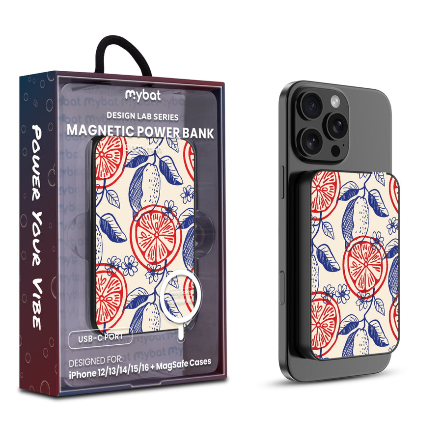 MyBat Design Lab 5000mAh Magnetic Wireless Power Bank - Black – Summer Citrus - MPBBAT131-BK-526.JPG