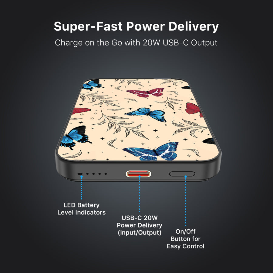 MyBat Design Lab 5000mAh Magnetic Wireless Power Bank - Black – Free to Flutter - MPBBAT131-BK-527-6.JPG