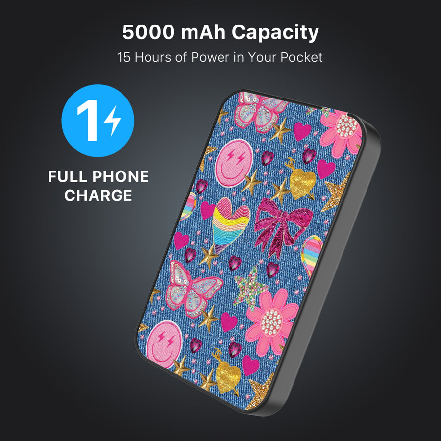 MyBat Design Lab 5000mAh Magnetic Wireless Power Bank - Black – Denim Daze - MPBBAT131-BK-528-7.JPG