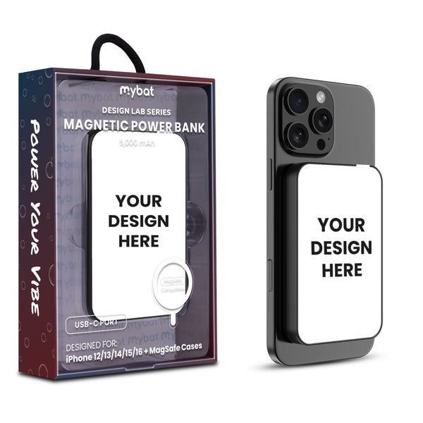 MyBat Design Lab 5000mAh Magnetic Wireless Power Bank - Black - Custom Prints Only (No Blanks) - MPBBAT131-CC-1.jpg
