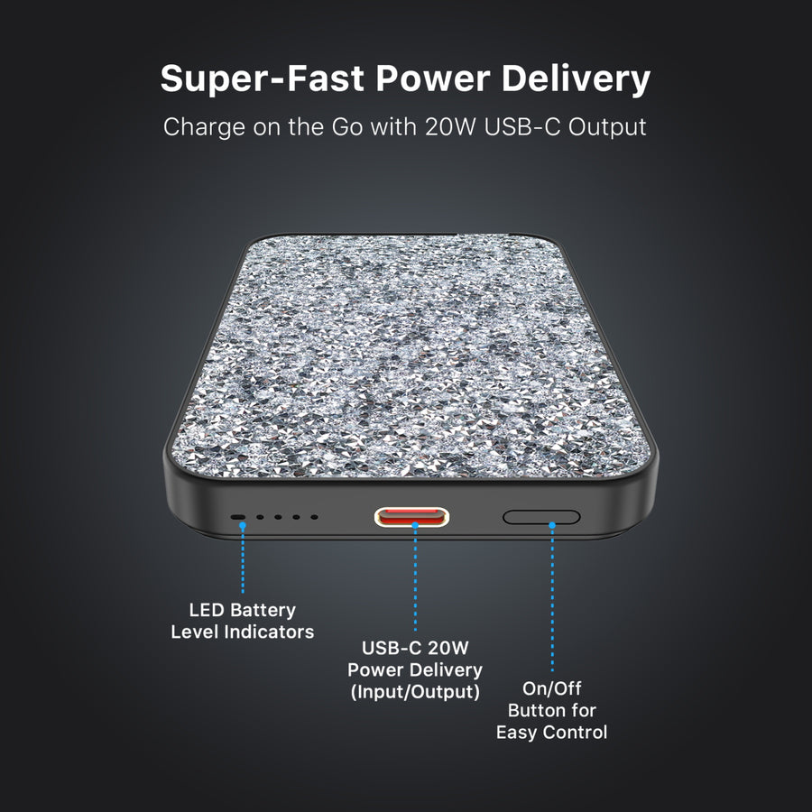 MyBat Design Lab 5000mAh Magnetic Wireless Power Bank – Black / White Rhinestone - MPBBAT131-D02-7.jpg