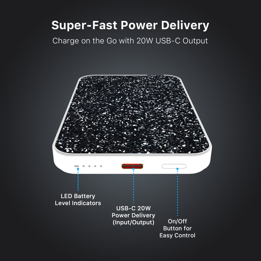 MyBat Design Lab 5000mAh Magnetic Wireless Power Bank – White / Black Rhinestone - MPBBAT132-D01-7.jpg