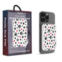 MyBat Design Lab 5000mAh Magnetic Wireless Power Bank - White - Paw Prints and Hearts