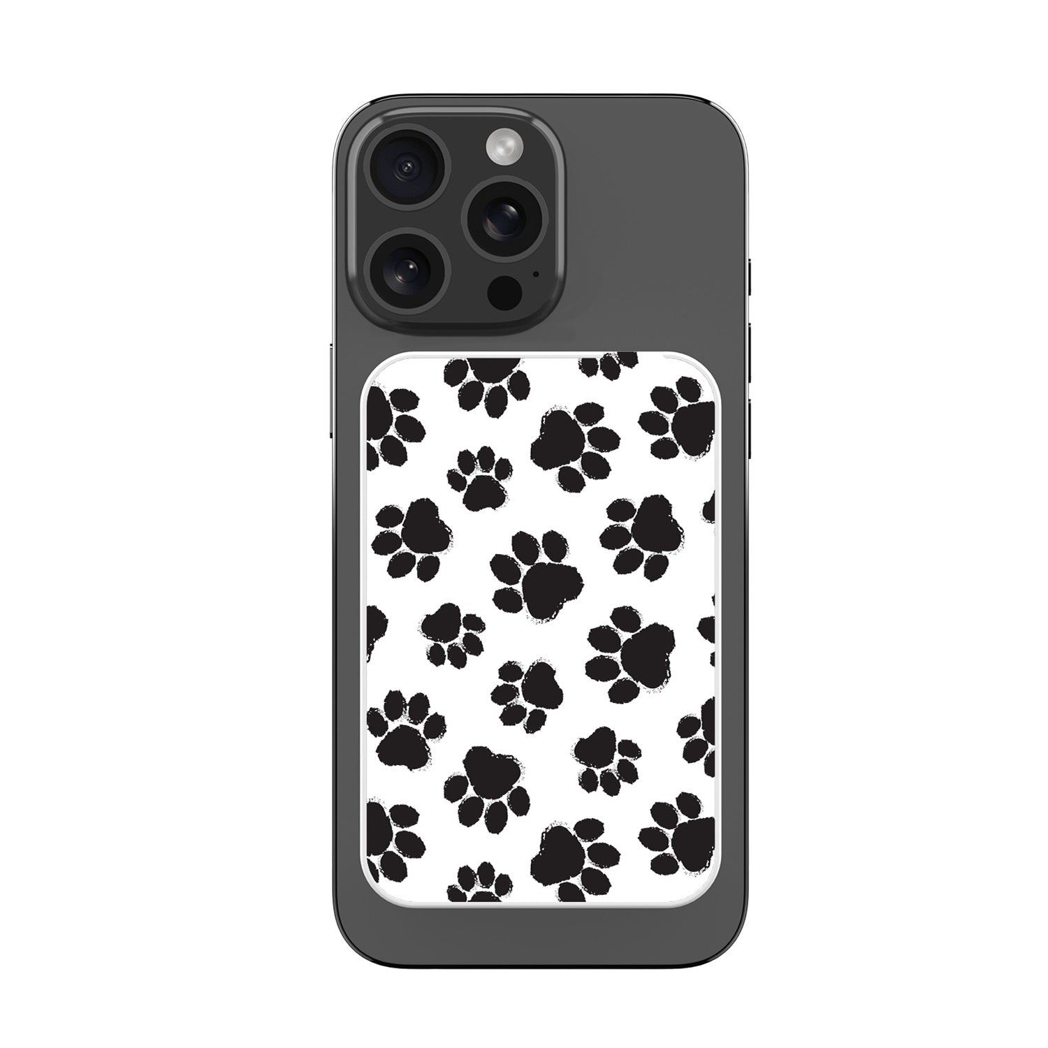 MyBat Design Lab 5000mAh Magnetic Wireless Power Bank - White - Black Paw Prints - MPBBAT132-WH-002-3.jpg