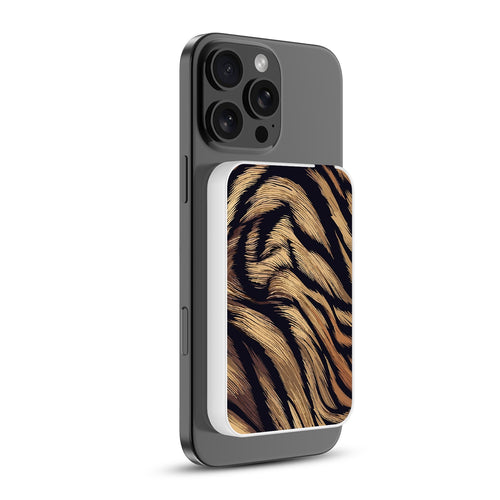 MyBat Design Lab 5000mAh Magnetic Wireless Power Bank - White - Tiger Fur - MPBBAT132-WH-006-2.jpg