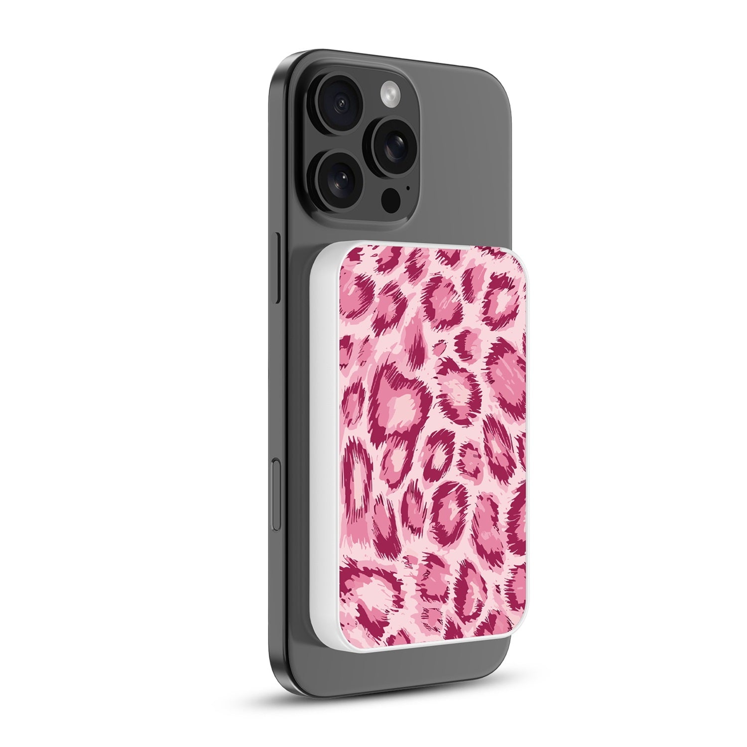 MyBat Design Lab 5000mAh Magnetic Wireless Power Bank - White - Pink Leopard Print - MPBBAT132-WH-007-2.jpg
