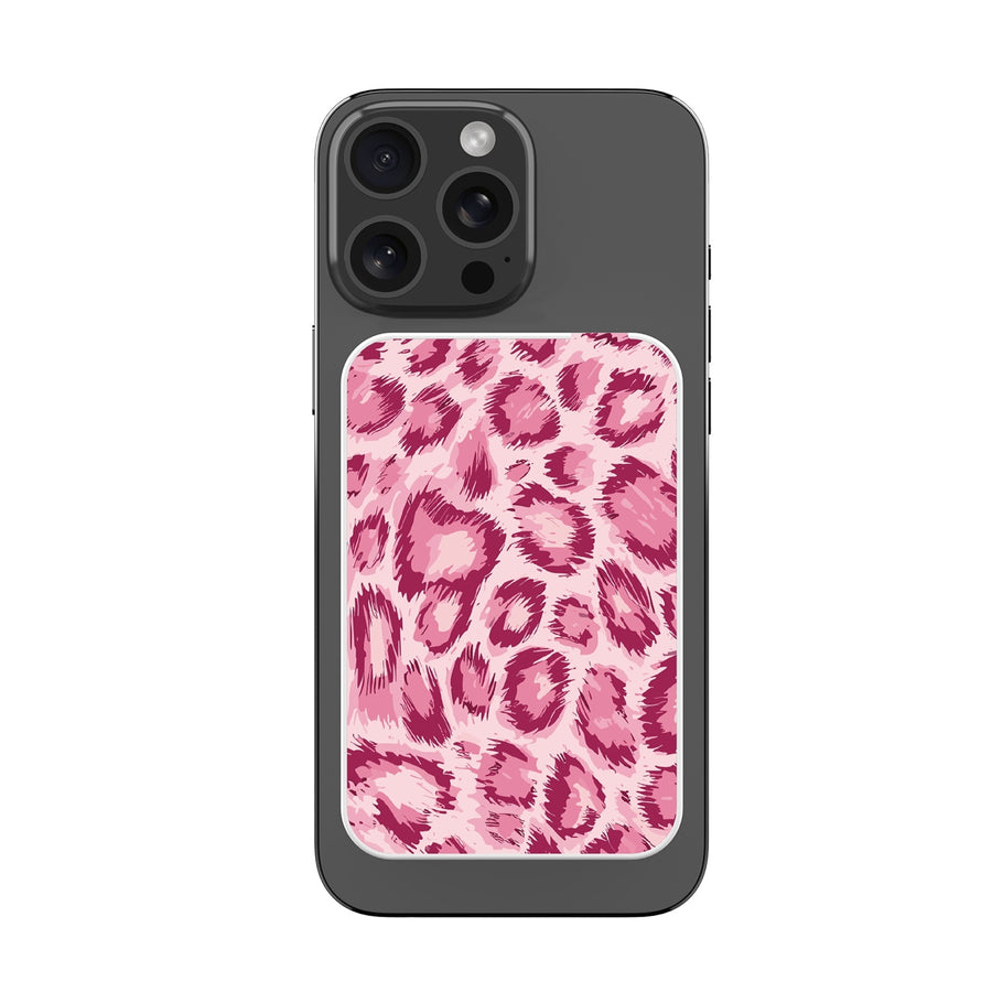 MyBat Design Lab 5000mAh Magnetic Wireless Power Bank - White - Pink Leopard Print - MPBBAT132-WH-007-3.jpg