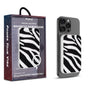 MyBat Design Lab 5000mAh Magnetic Wireless Power Bank - White - Zebra Print