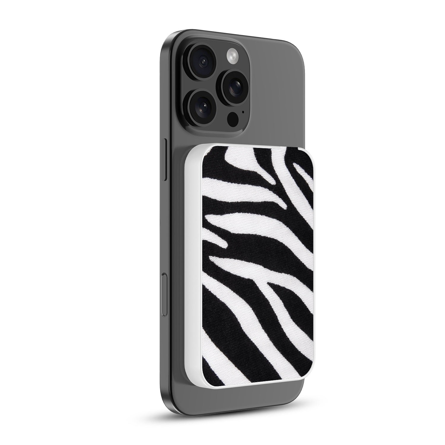 MyBat Design Lab 5000mAh Magnetic Wireless Power Bank - White - Zebra Print - MPBBAT132-WH-009-2.jpg