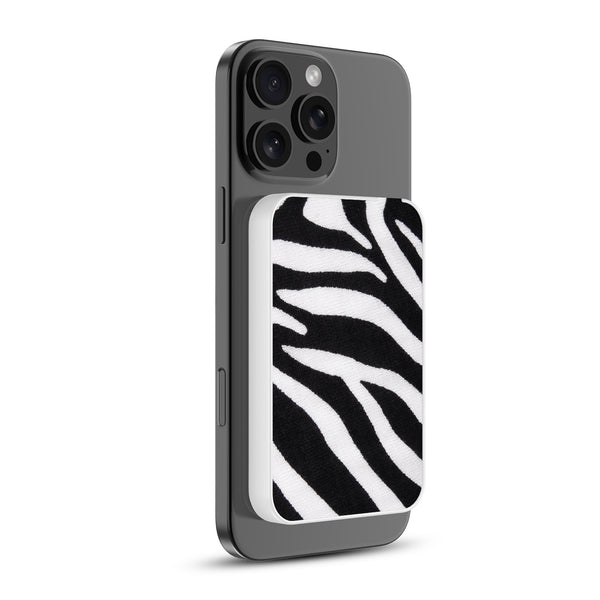 MyBat Design Lab 5000mAh Magnetic Wireless Power Bank - White - Zebra Print - MPBBAT132-WH-009-2.jpg