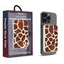 MyBat Design Lab 5000mAh Magnetic Wireless Power Bank - White - Giraffe spots