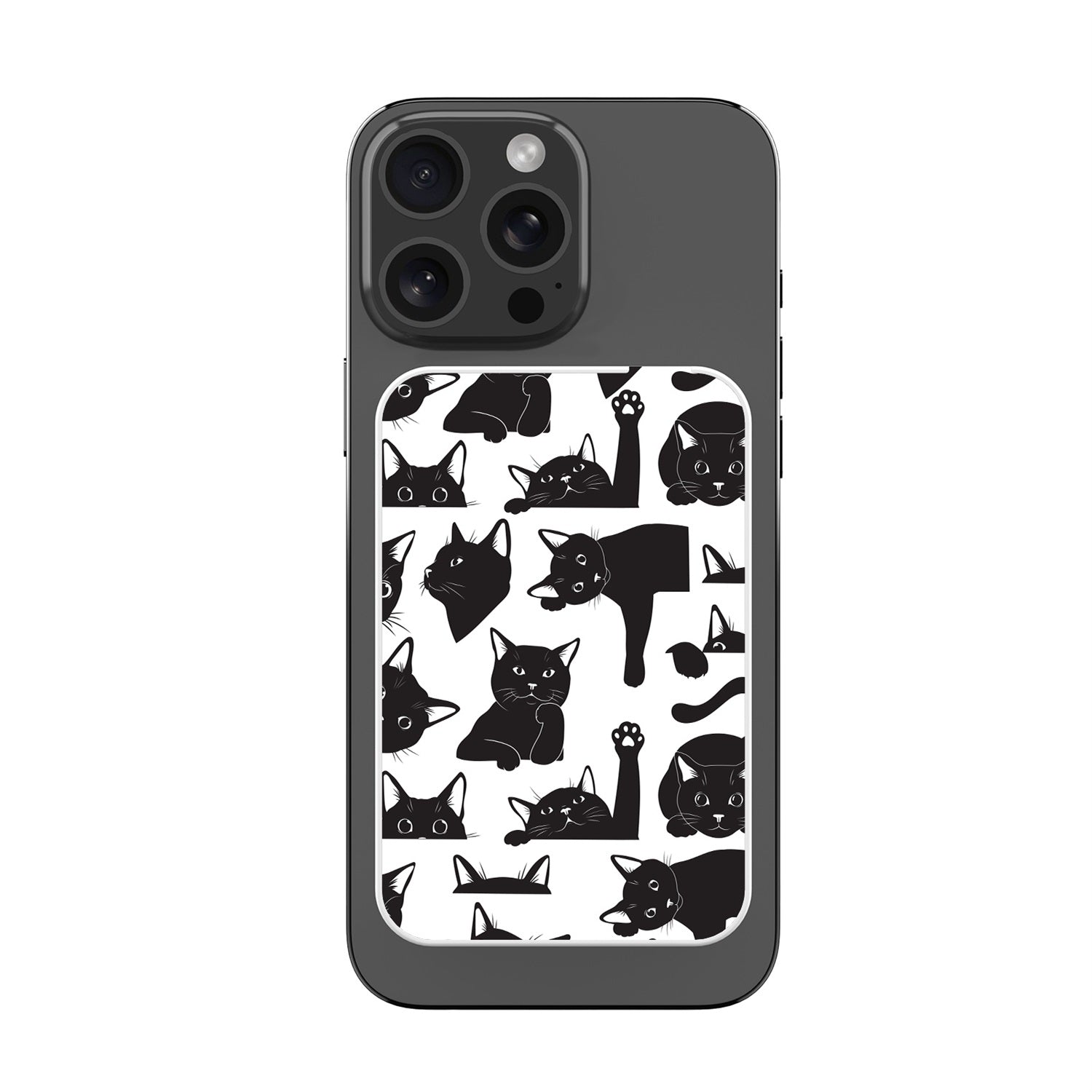 MyBat Design Lab 5000mAh Magnetic Wireless Power Bank - White - Black Cats - MPBBAT132-WH-017-3.jpg