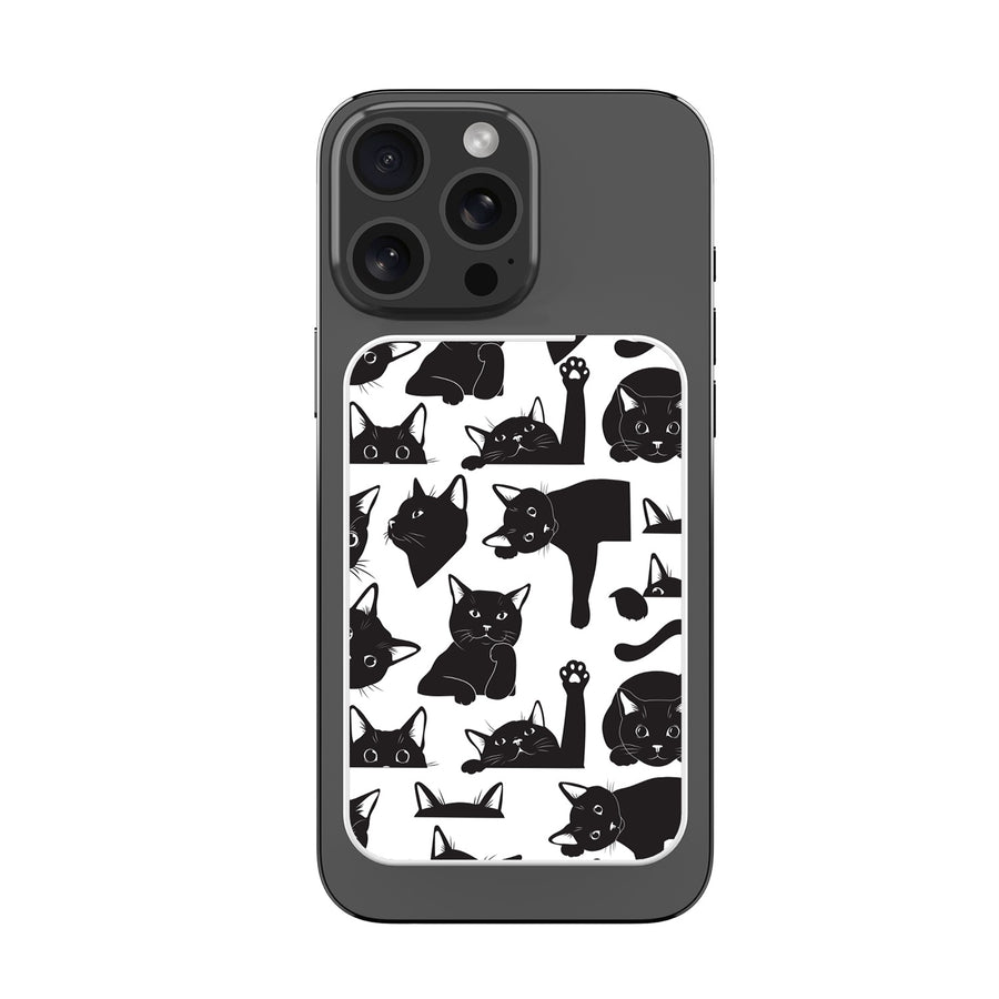 MyBat Design Lab 5000mAh Magnetic Wireless Power Bank - White - Black Cats - MPBBAT132-WH-017-3.jpg