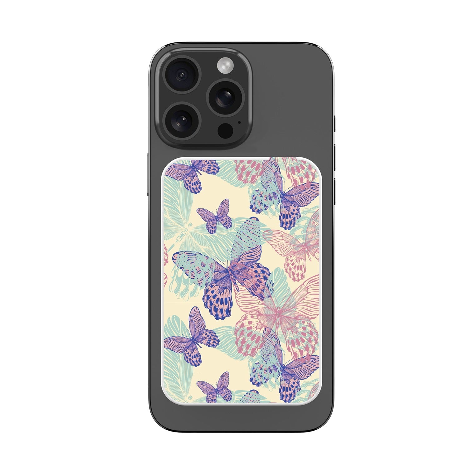 MyBat Design Lab 5000mAh Magnetic Wireless Power Bank - White - Butterflies - MPBBAT132-WH-019-3.jpg