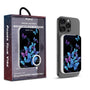 MyBat Design Lab 5000mAh Magnetic Wireless Power Bank - White - Butterfly Night