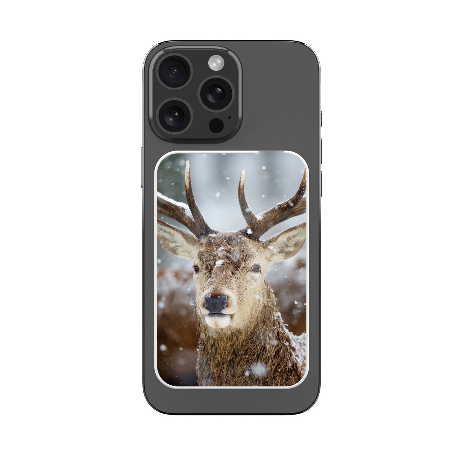 MyBat Design Lab 5000mAh Magnetic Wireless Power Bank - White - Deer in Winter - MPBBAT132-WH-024-3.jpg