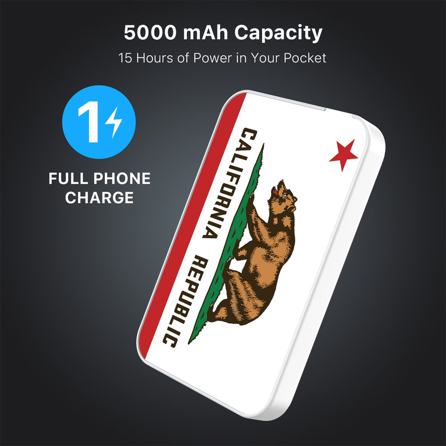 MyBat Design Lab 5000mAh Magnetic Wireless Power Bank - White - California State Flag - MPBBAT132-WH-027-8.jpg