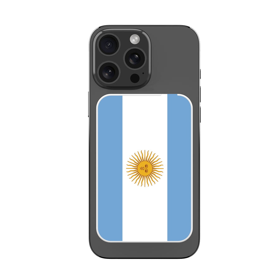 MyBat Design Lab 5000mAh Magnetic Wireless Power Bank - White - Argentinian Flag - MPBBAT132-WH-031-3.jpg