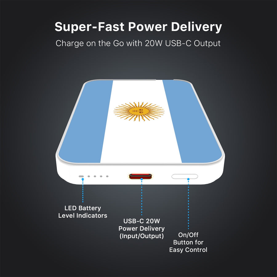 MyBat Design Lab 5000mAh Magnetic Wireless Power Bank - White - Argentinian Flag - MPBBAT132-WH-031-7.jpg