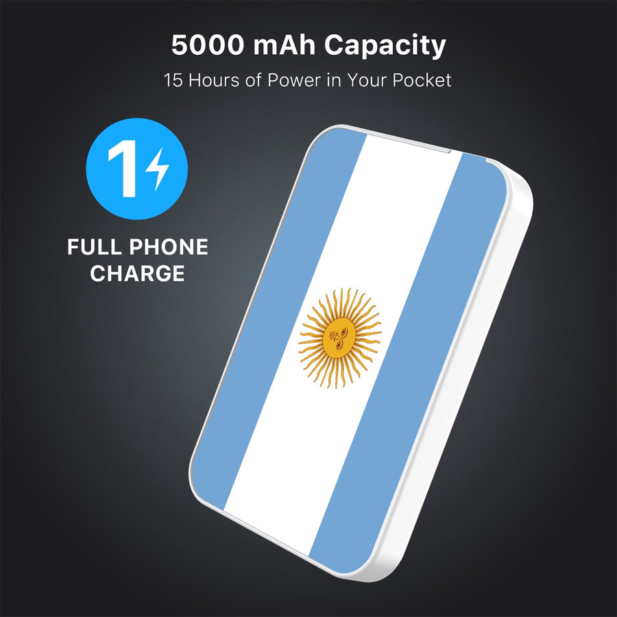 MyBat Design Lab 5000mAh Magnetic Wireless Power Bank - White - Argentinian Flag - MPBBAT132-WH-031-8.jpg