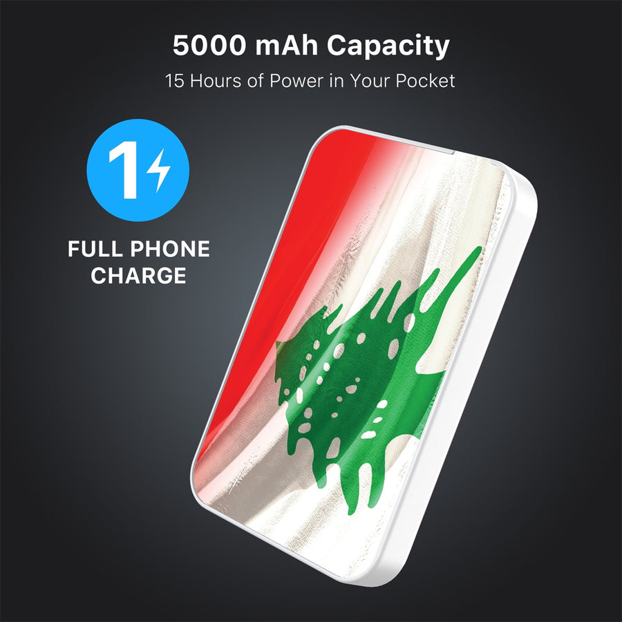 MyBat Design Lab 5000mAh Magnetic Wireless Power Bank - White - Lebanese Flag - MPBBAT132-WH-033-8.jpg