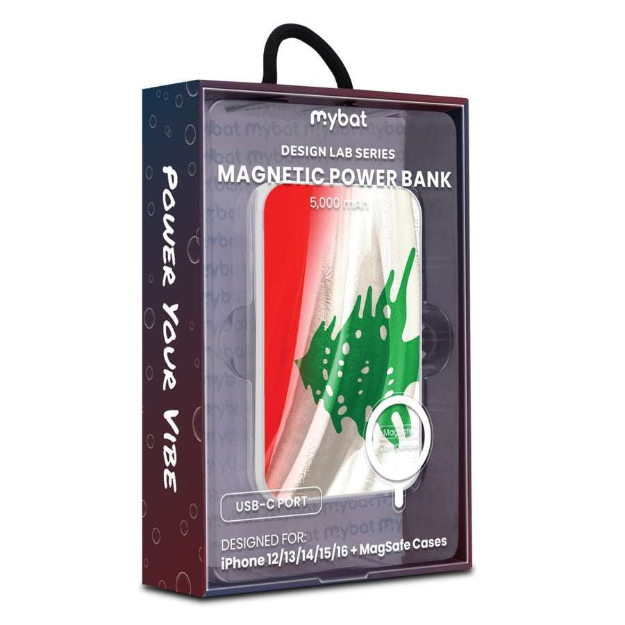 MyBat Design Lab 5000mAh Magnetic Wireless Power Bank - White - Lebanese Flag - MPBBAT132-WH-033-9.jpg