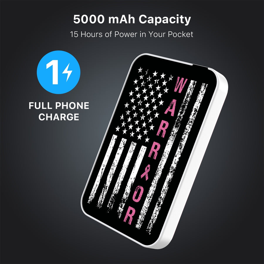 MyBat Design Lab 5000mAh Magnetic Wireless Power Bank - White - Pink Ribbon - MPBBAT132-WH-035-8.jpg