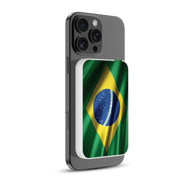 MyBat Design Lab 5000mAh Magnetic Wireless Power Bank - White - Brazilian Flag - MPBBAT132-WH-038-2.jpg