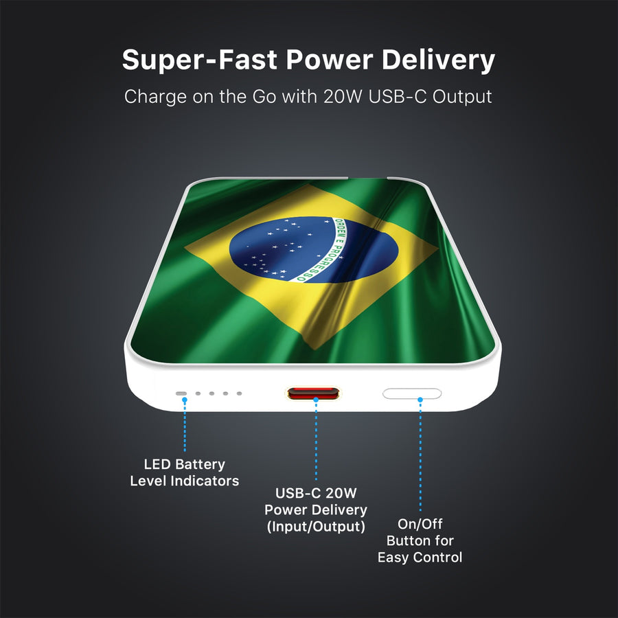 MyBat Design Lab 5000mAh Magnetic Wireless Power Bank - White - Brazilian Flag - MPBBAT132-WH-038-7.jpg