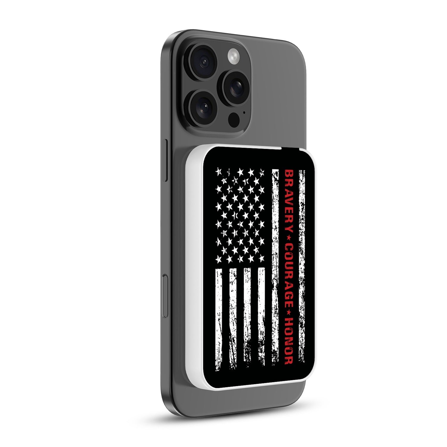 MyBat Design Lab 5000mAh Magnetic Wireless Power Bank - White - Firefighter Flag - MPBBAT132-WH-041-2.jpg