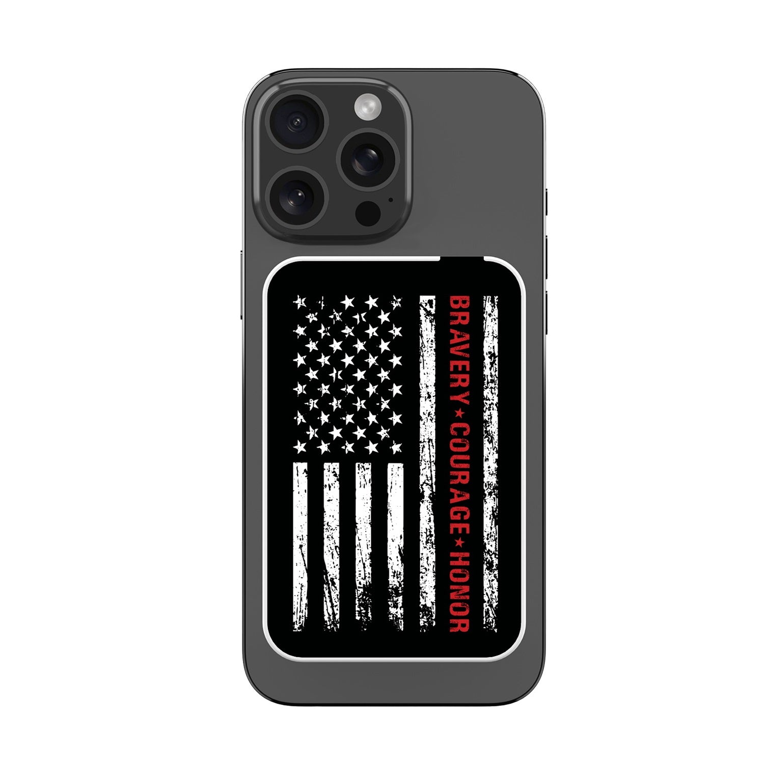 MyBat Design Lab 5000mAh Magnetic Wireless Power Bank - White - Firefighter Flag - MPBBAT132-WH-041-3.jpg