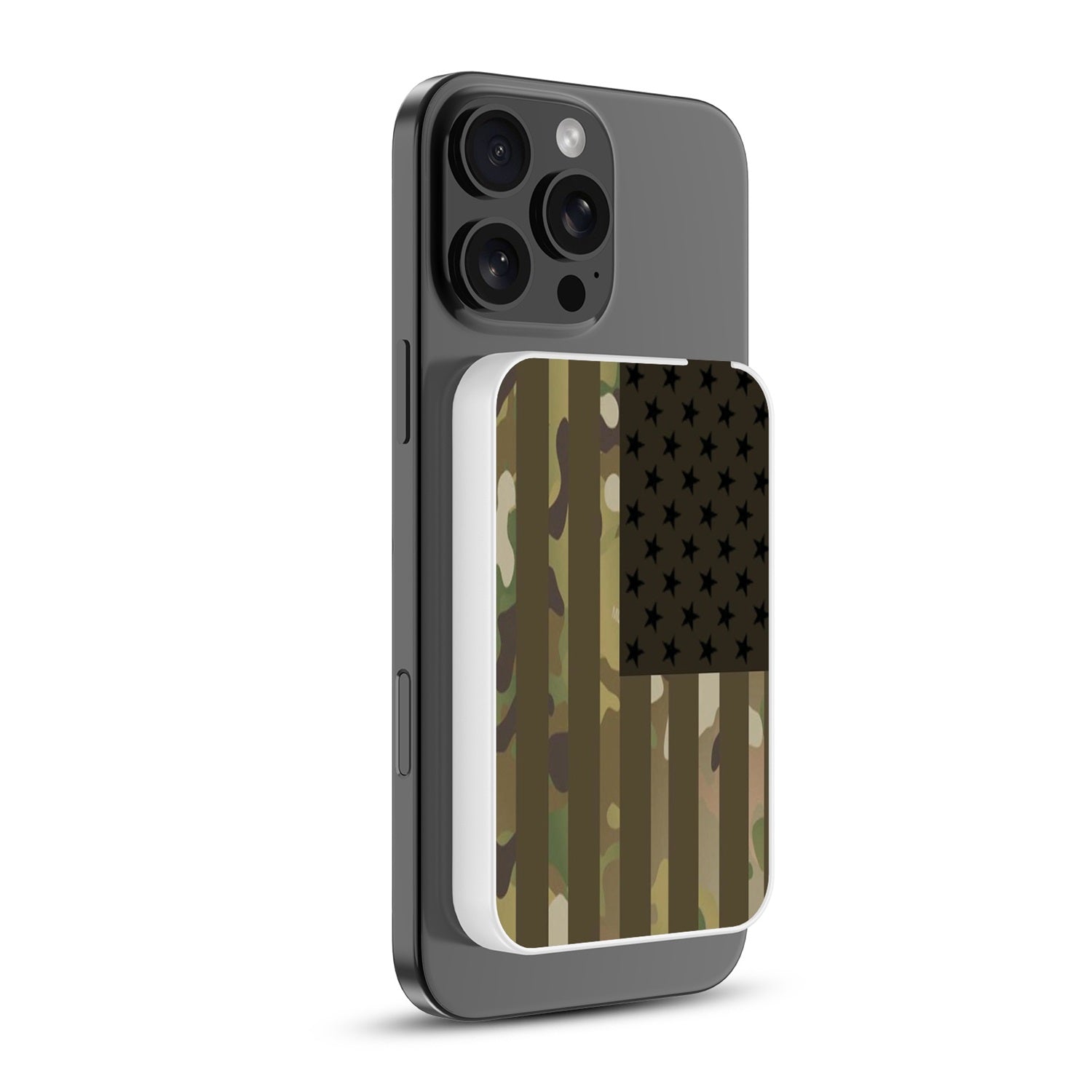MyBat Design Lab 5000mAh Magnetic Wireless Power Bank - White - Military Camouflage American Flag - MPBBAT132-WH-054-2.jpg